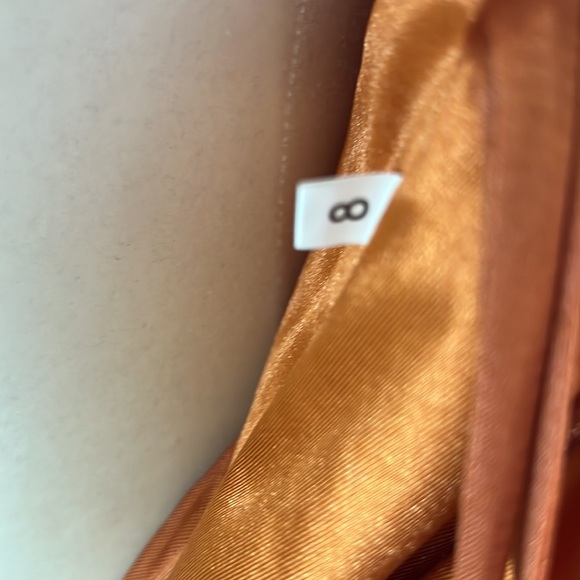 Bridal Babes Bridesmaid Dress Size 8 Copper New With Tags - Picture 16 of 16